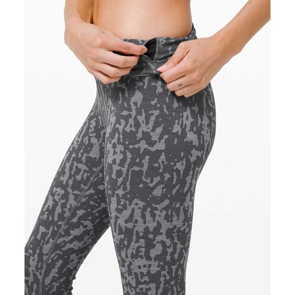 Lululemon Wunder Train High-Rise Tight 25" *Heathered Black Asphalt Grey - Picture 4 of 11